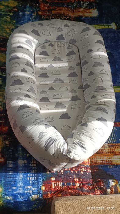 Гнездо за бебе от мемори пяна 45х70 х10