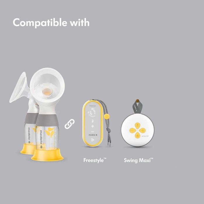Medela Classic PersonalFit Flex – Двоен комплект за изцеждане за електрически помпи, съвместим с Freestyle Hands-Free и Swing Maxi
