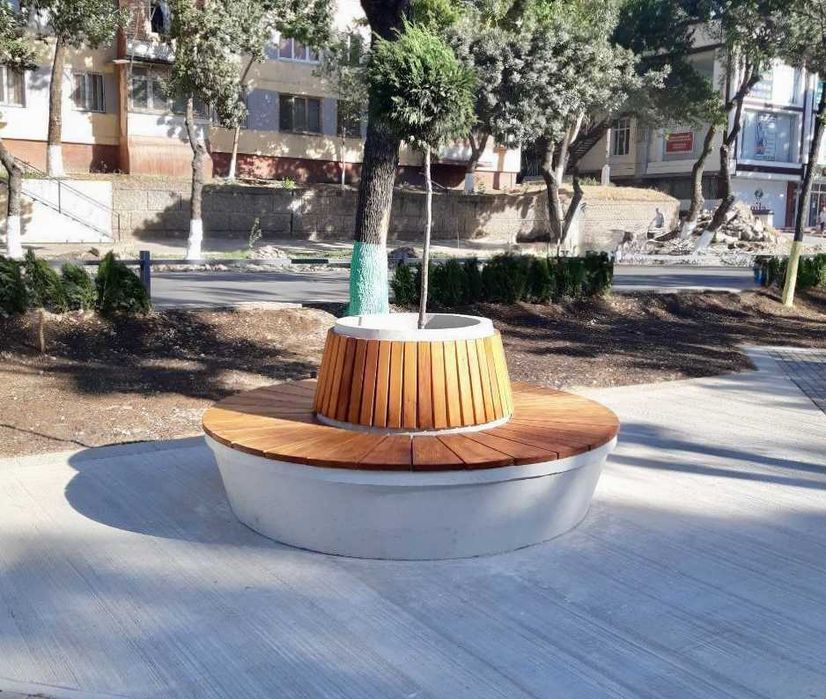 Гул тувак, кашпо, вазоны, горшки для цветов и уличные cкамейки