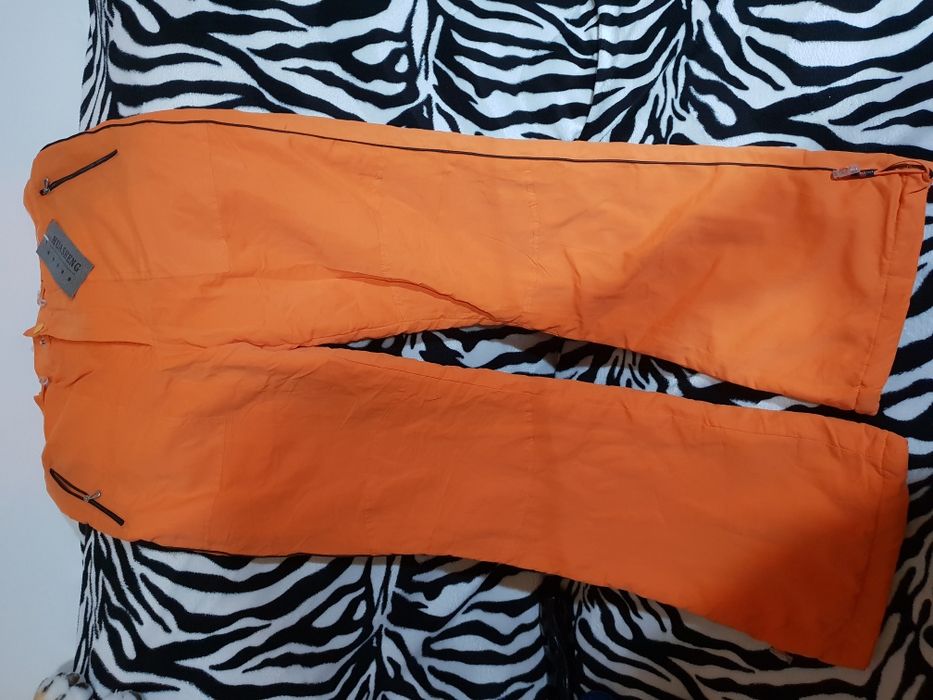 Pantaloni de fâș, flaușati in interior