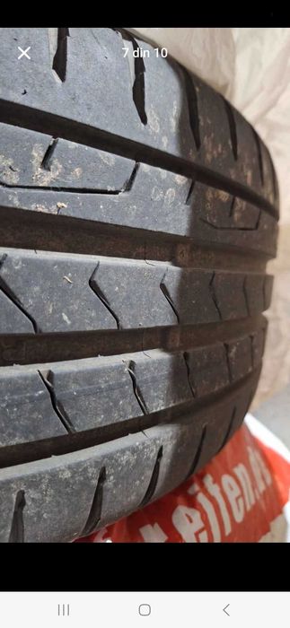 Jante aliaj audi + Cauciucuri vară Continental 225 50 R17 Y XL