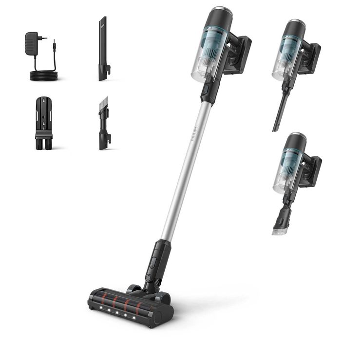 Аккумуляторный вертикальный пылесос Phillips XC3031 с гарантией 1 год.