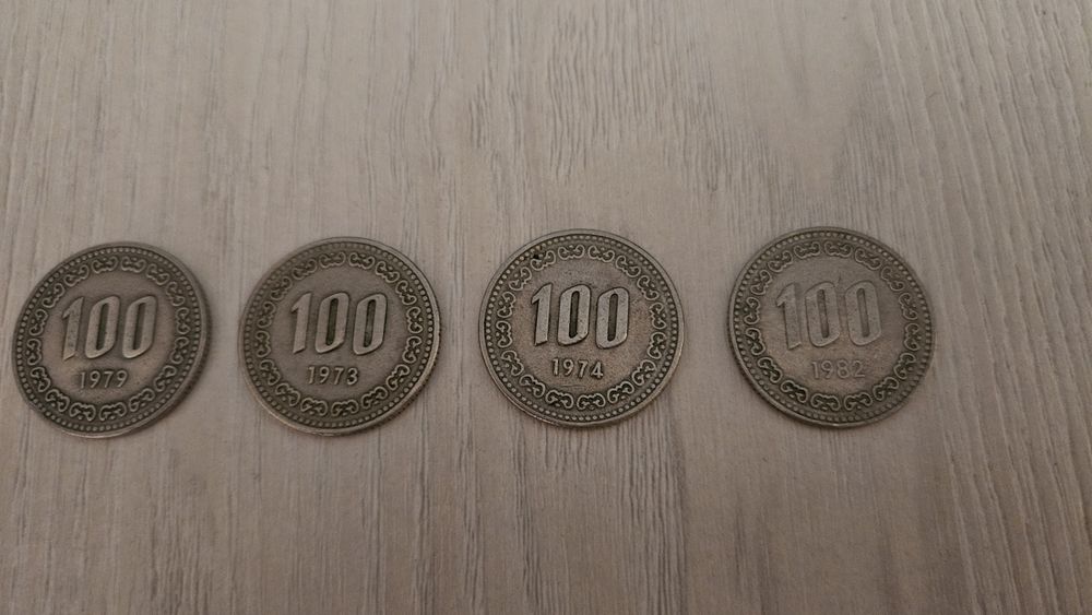 Монеты  Корея  разные