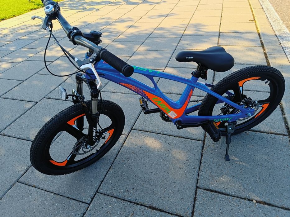 Vand bicicleta copii MTB Carpat C20343A, 20", Albastru/Portocaliu