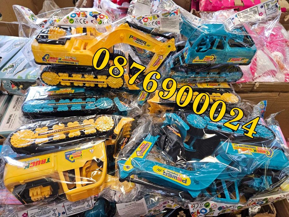 ПРОМО! Детски багер с вериги 2 РАЗМЕРА Детско багерче детска играчка