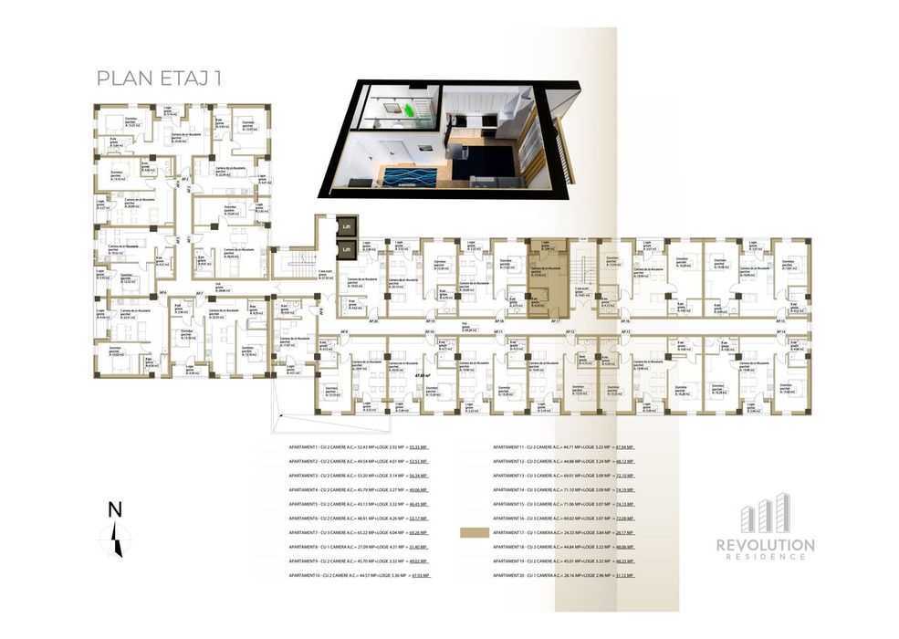NEW! COMISION 0% - Apartamente cu 3 camere - Republicii 115, Baia Mare