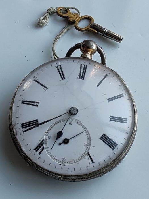 Ceas de buzunar Argint Anii 1900