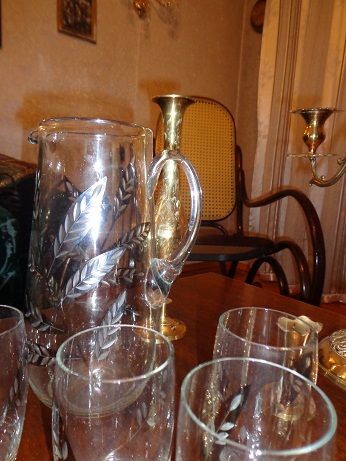 Набор кувшин и бокалы Чехия