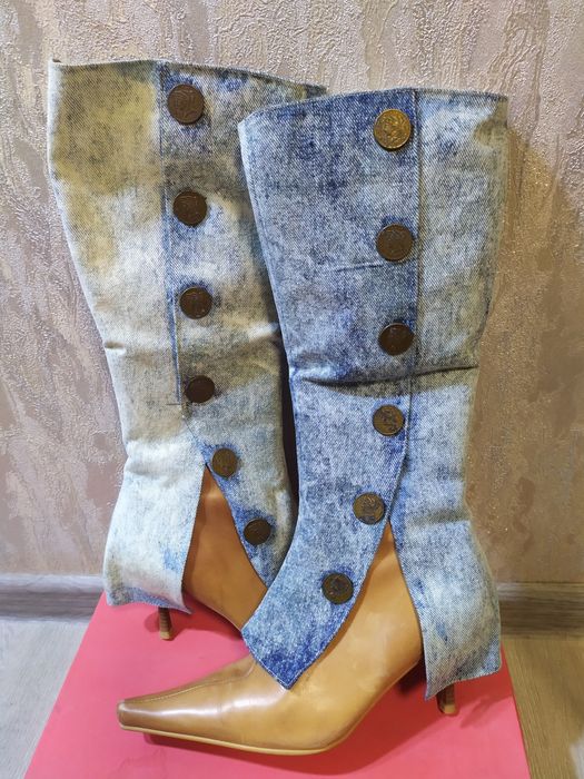 Сапоги стильные размер 38