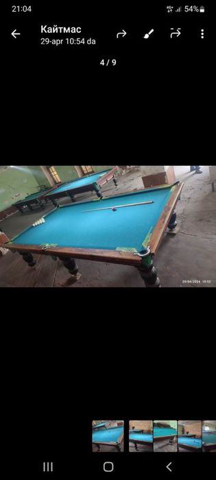 Бильярд стол. Bilyard stol