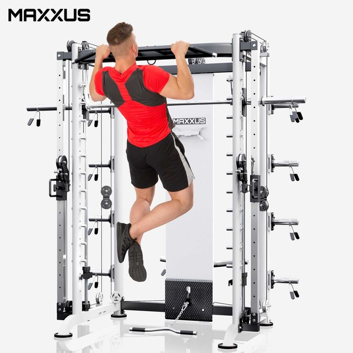 Power Rack Maxxus 10.1 Power Rack + Bancă Multifuncțională (Leg Curl ...