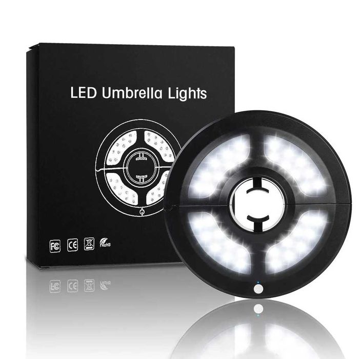 Lumină pentru umbrele SUPERNIGHT cu 36 LED-uri