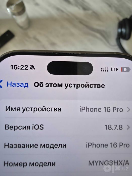 Apple Iphone 16 pro 128 gb Natural Titanium (Original, UZIMEI)