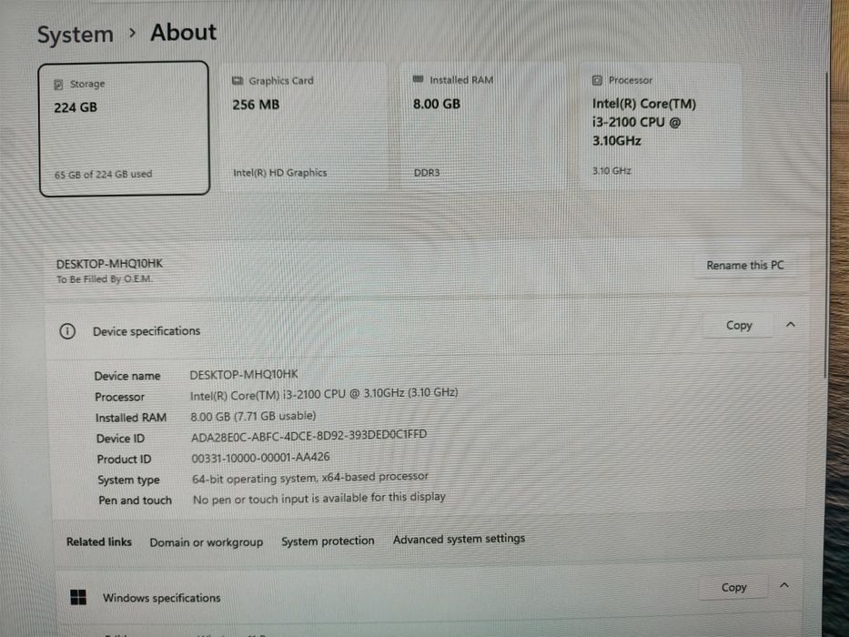 Kituri Intel I3, I5 cu 8gb ram