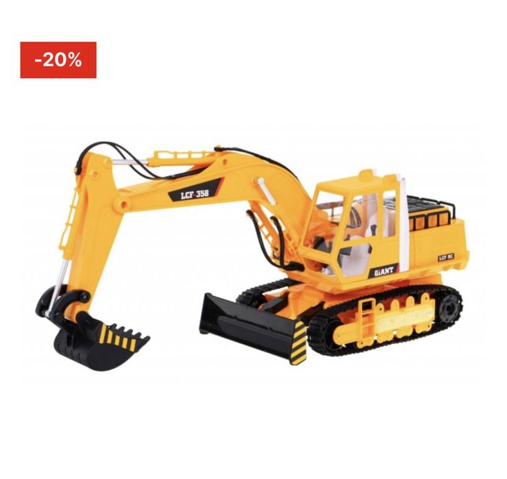 Excavator mare cu senile si telecomanda