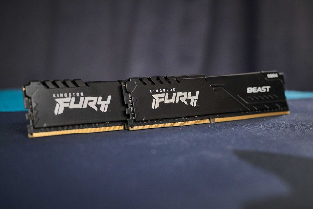 Kit Memorie RAM Kingston FURY Beast 32GB DDR4 (2x16GB) 3200MHz