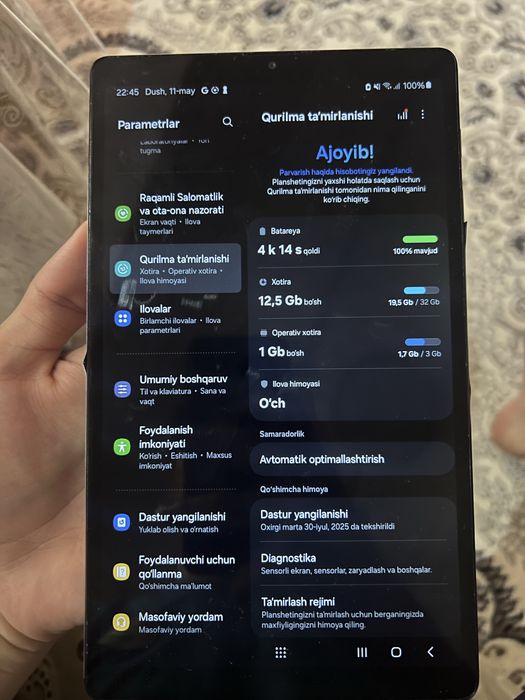 Galaxy Tap A7 Lite