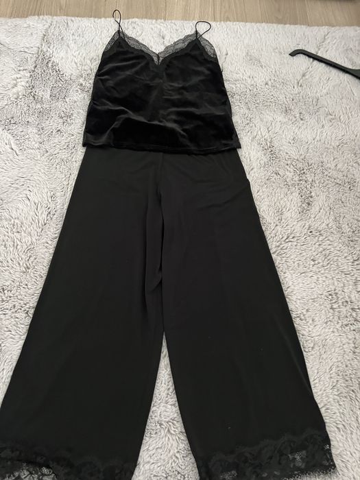 Compleu catifea negru