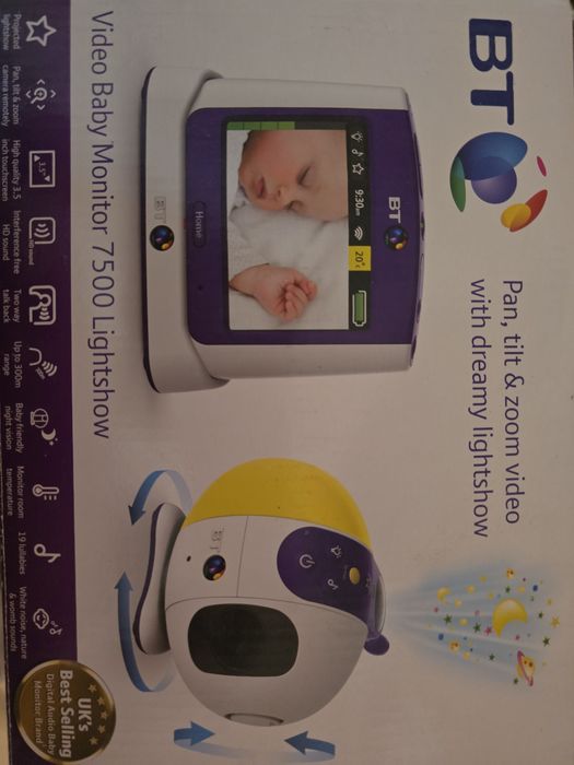 Camera video bebeluș BT 7500 cu spectacol lumini