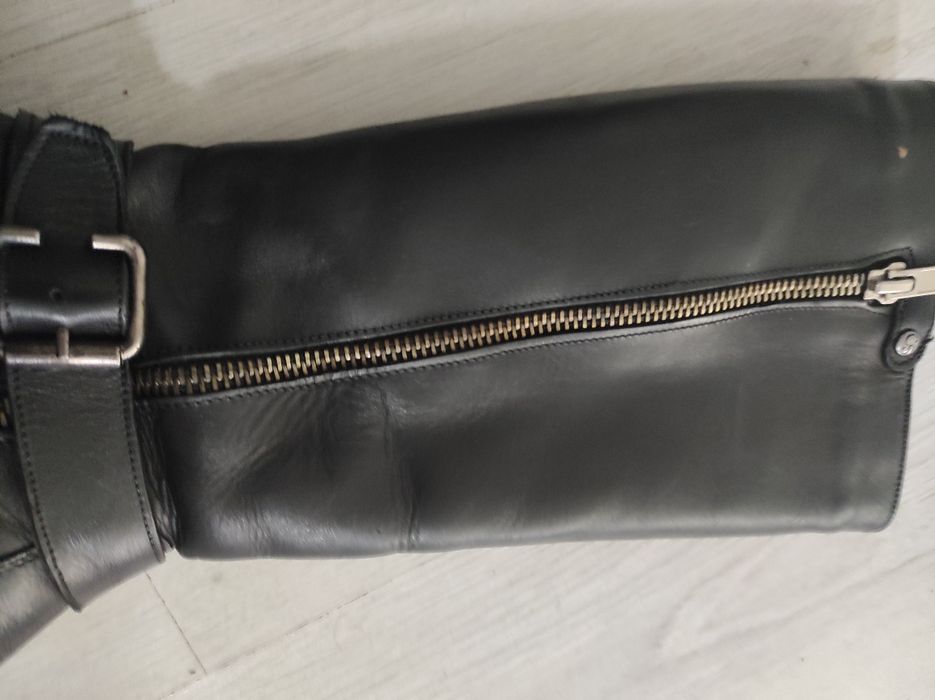 Cizme piele 36 lungi și îmblănite