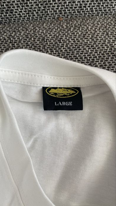 Tricou Corteiz Alb Simplu