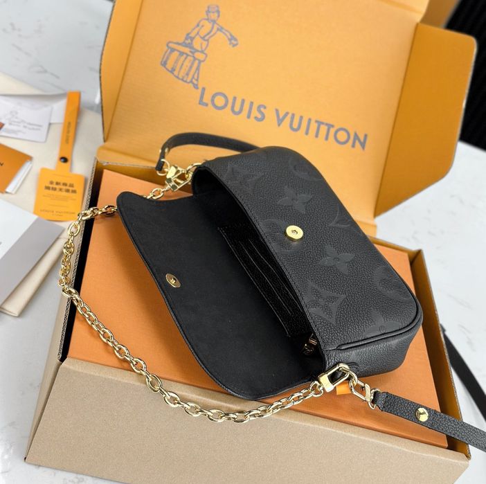 Geanta Louis Vuitton Ivy 24 cm negru, Premium