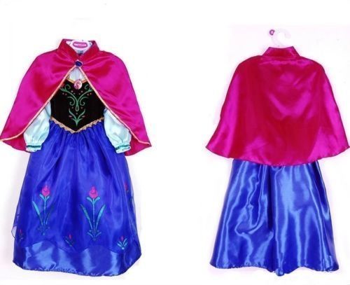 Rochie/rochita printesa Anna- Frozen -accesorii/ petreceri tematice