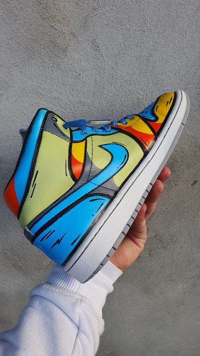 Nike Jordan 1 High Wolf -Custom Made