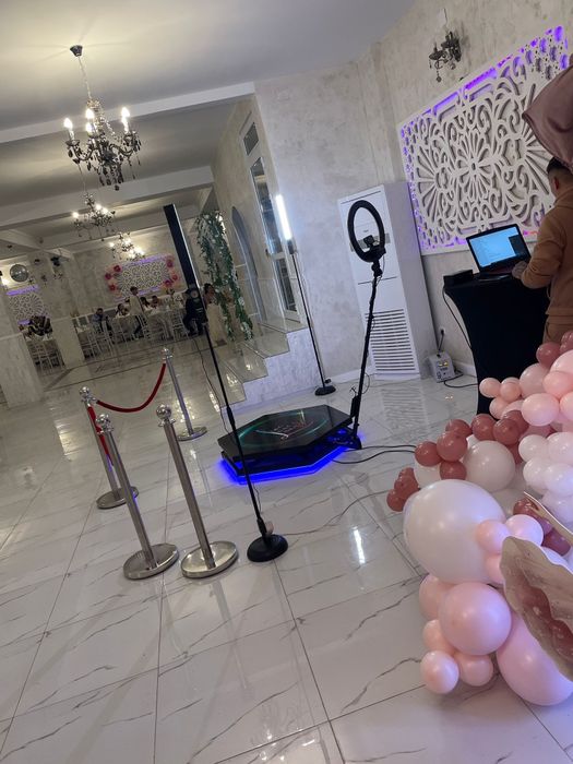 Oglinda foto, platforma 360, fum greu