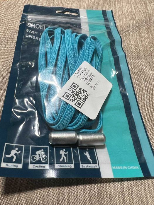 Мързеливи връзки за обувки на винт и с клипс. Много цветове