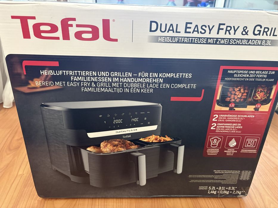 Tefal Dual Easy Air Fryer! Produsul este Nou Sigilat!!