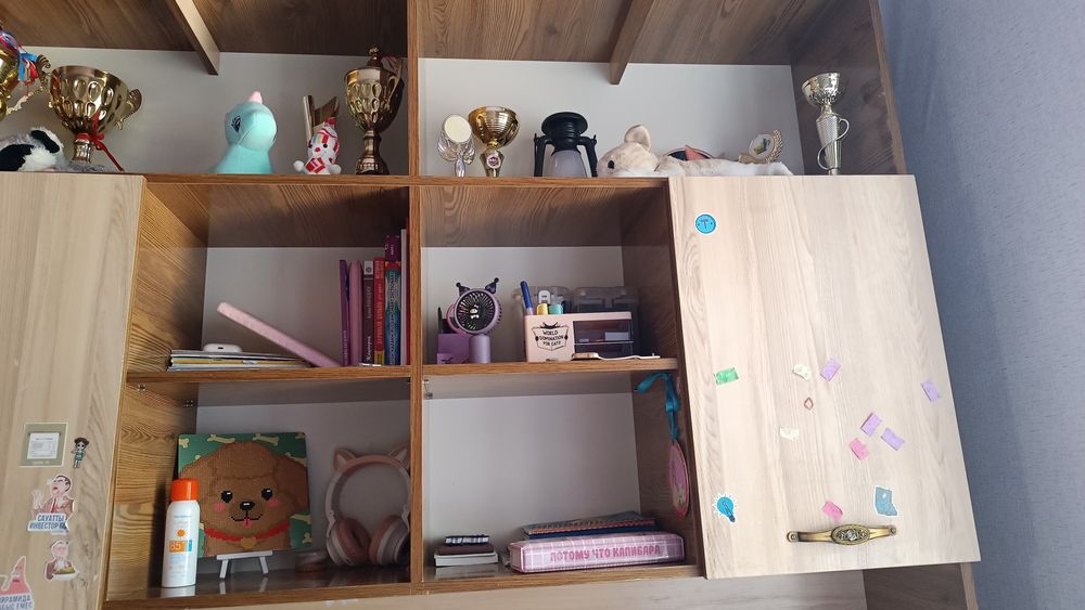 Продаётся учебный стол с полками