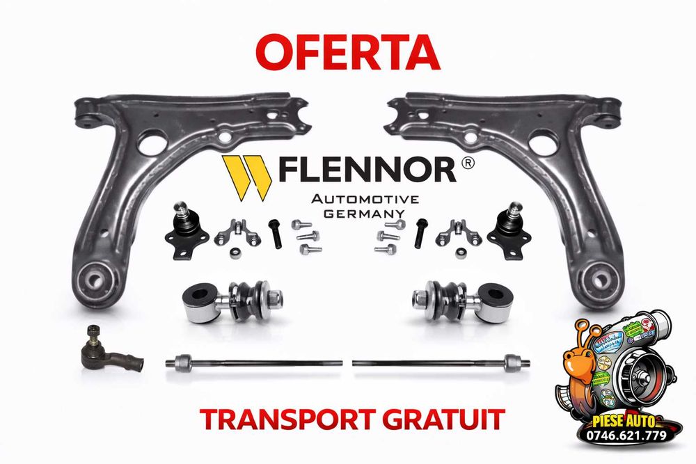 Kit brate fata VW Golf III, Flennor Germania, set complet 10 piese