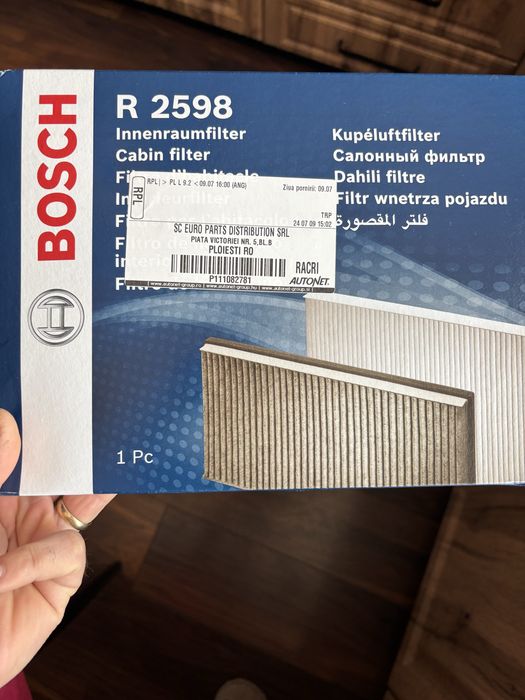 Vand ulei , filtru ulei, filrtu aer,polen, set placute spate ford kuga