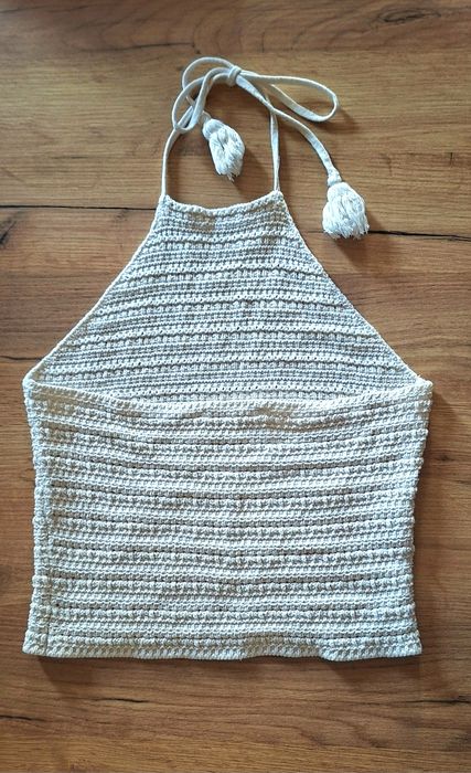 Плетен топ Mango