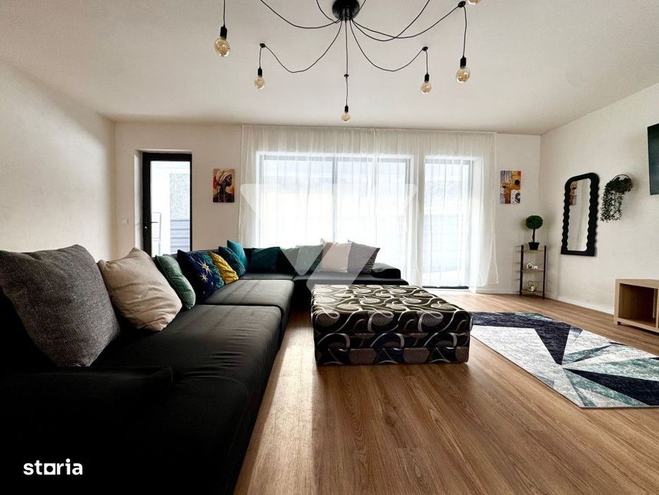 Casa pe un singur nivel 3 camere mobilata 85 mp utili Tocile, Sibiu