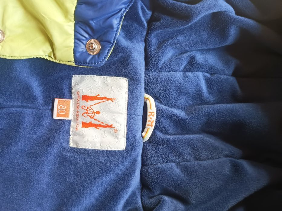 Зимний комбинезон для мальчика 80