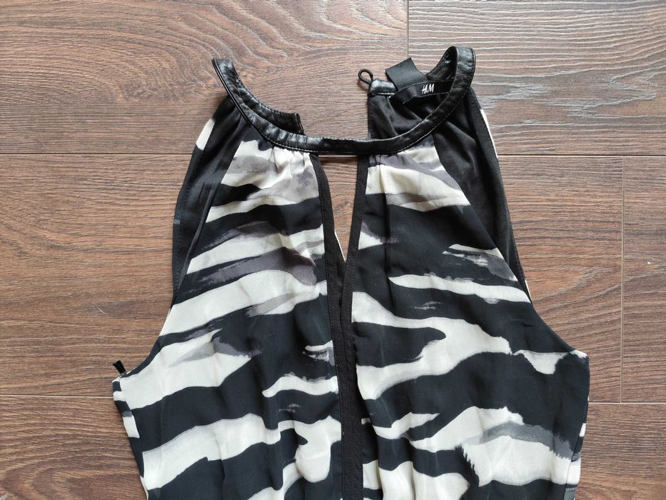 Черно-бяла рокля H§М