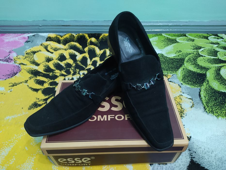 Мужские замшевые туфли