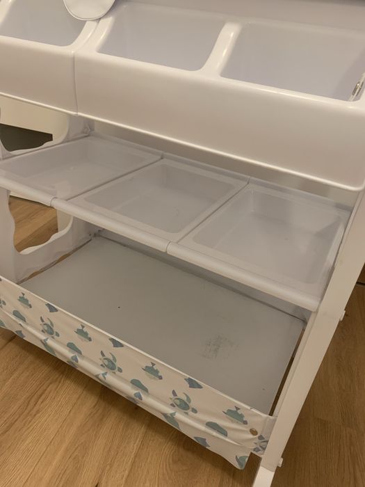 Masa Mappy 2 in 1, masa de infasat si cadita bebelusi