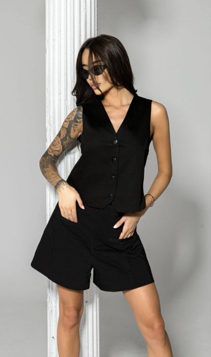 Черен елек Venetta fashion house