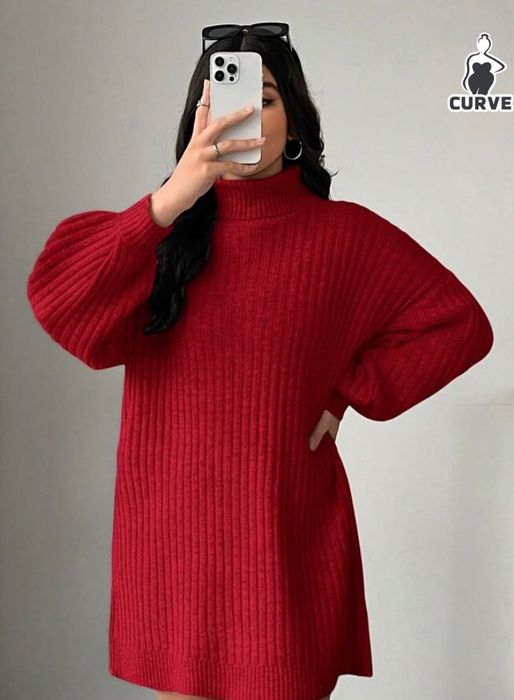 Дамска плетена рокля