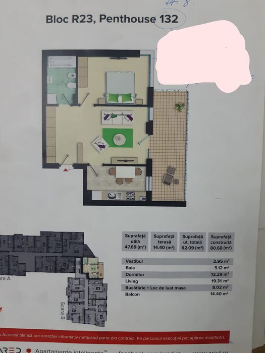 Apartament ARED 2 camere