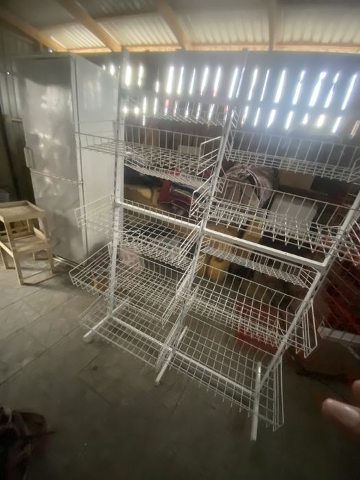 Стеллажи двухсторонный