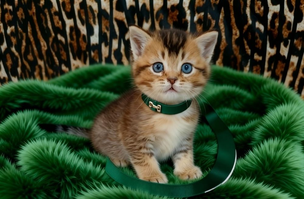 Продается эффектный котенок золотая Шиншилла , мальчик.