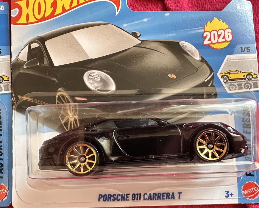 Hot Wheels количка PORSCHE 911 CARRERA T  ! ГРЕШКА !