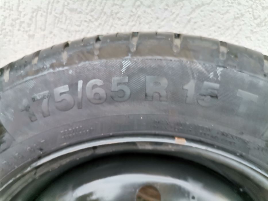 Jante Oțel 4x100  r15 +Anvelope vara 175/65r15