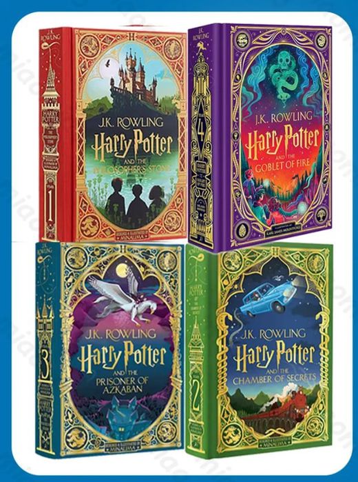 Набор (серия) из 4 книг Гарри Поттер