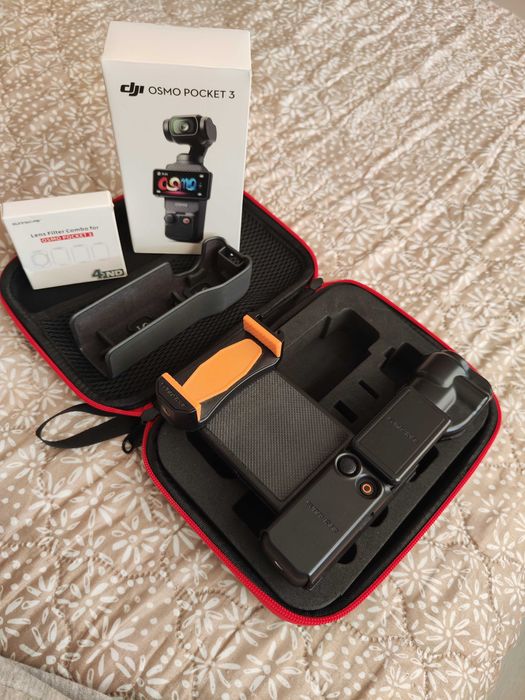 DJI Osmo Pocket 3 с много аксесоари и оставаща гаранция