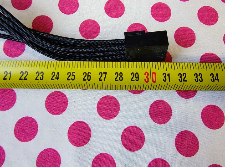 Cablu Prelungitor componente Sleeve Cable 2 x 6+2 Pin PCI-e Black.